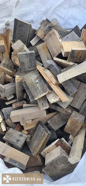 Suche drewno do palenia, odpad (pocięte palety) - RZESZOWIAK.EU