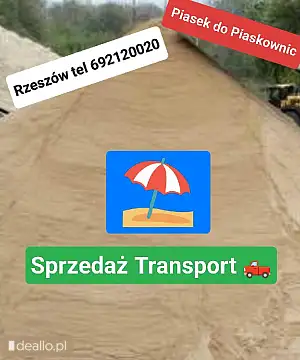 Sprzedaż piasek do piaskownicy Rzeszów Zaczernie Rudna Mała Rudna Wielka tel 692120020 - RZESZOWIAK.EU