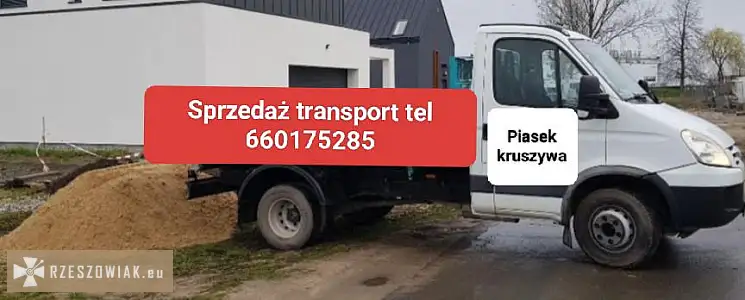 Transport Sprzedaż Żwir jamień tłuczeń kliniec Rzeszów Strażów Palikówka tel 660175285 - RZESZOWIAK.EU