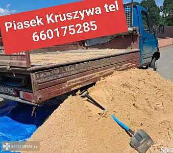 Transport piasku mała wywrotka Żwir kruszywa Rzeszów Świlcza Kielanówka tel 660175285 - Zdjęcie 2 - RZESZOWIAK.EU