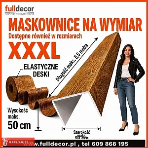 Imitacja drewna na wymiar - Belki rustykalne, Maskownica styropianowa, Lamele sufitowe, Deska elewac - RZESZOWIAK.EU