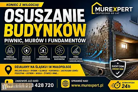 Osuszanie budynków, izolacja fundamentów, iniekcja krystaliczna, podcinanie ścian Małopolska/ Śląsk - Zdjęcie 7 - RZESZOWIAK.EU