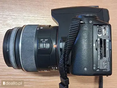 [eLicytacje] I licytacja - aparat fotograficzny Sony Alpha DSLR-A230 wraz z ładowarką i torbą  - Zdjęcie 3 - RZESZOWIAK.EU